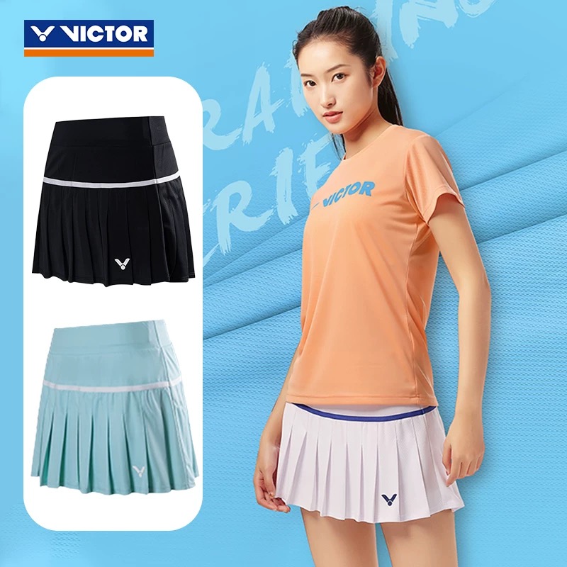 VICTOR/威克多胜利K41303羽毛球服女款运动短裙安全裤裙防走光