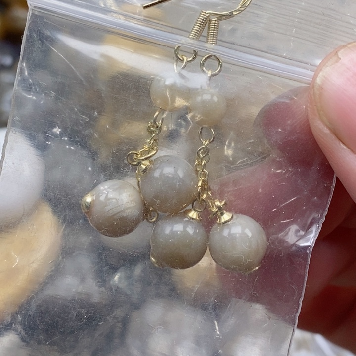 颈饰未镶嵌硅化珊瑚（珊瑚玉）