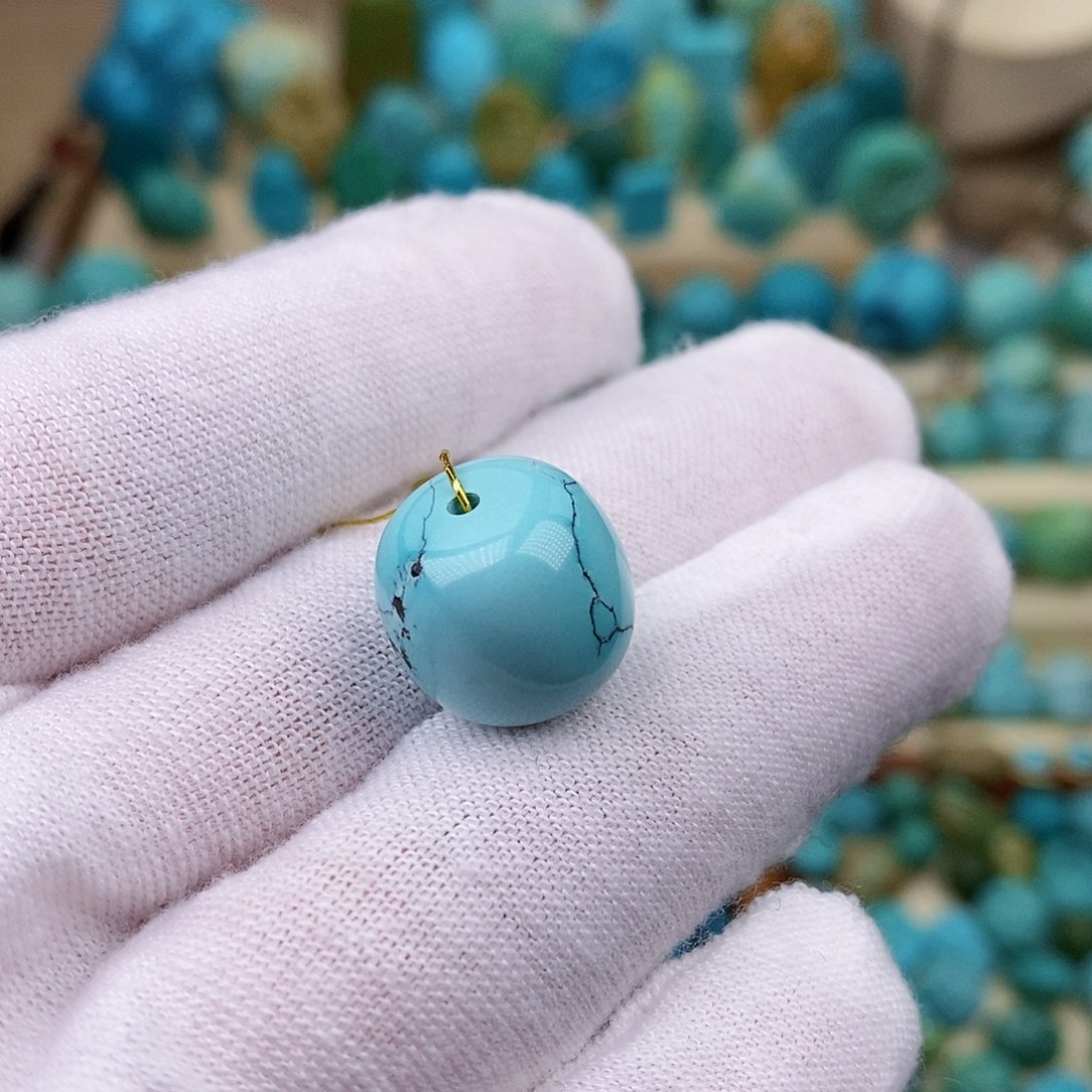 绿松石珠宝奇石未镶嵌