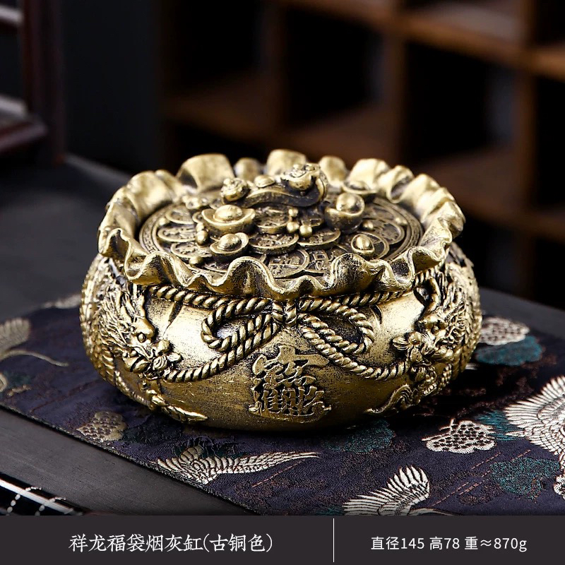 聚宝盆福袋烟灰缸@@415