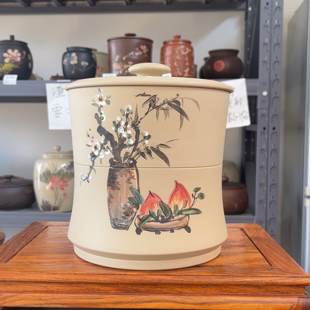 白泥哑光存茶罐醒茶罐03