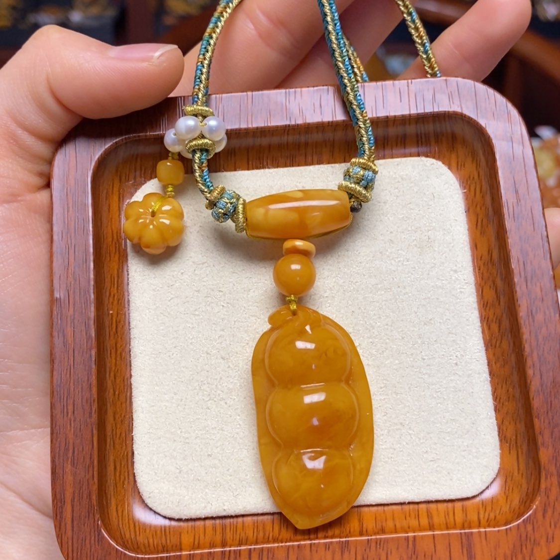 【闪购商品】蜜蜡颈饰未镶嵌项链