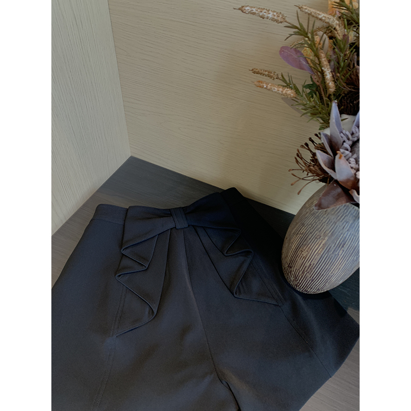 XINYI【立体蝴蝶】夏季重磅斜纹西装裤女高腰显瘦百搭X625K05946