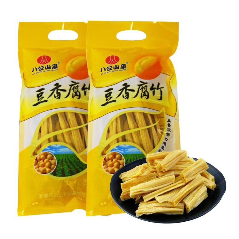 八公山泉黄豆腐竹农家土特产干货工厂直发安徽淮南特产