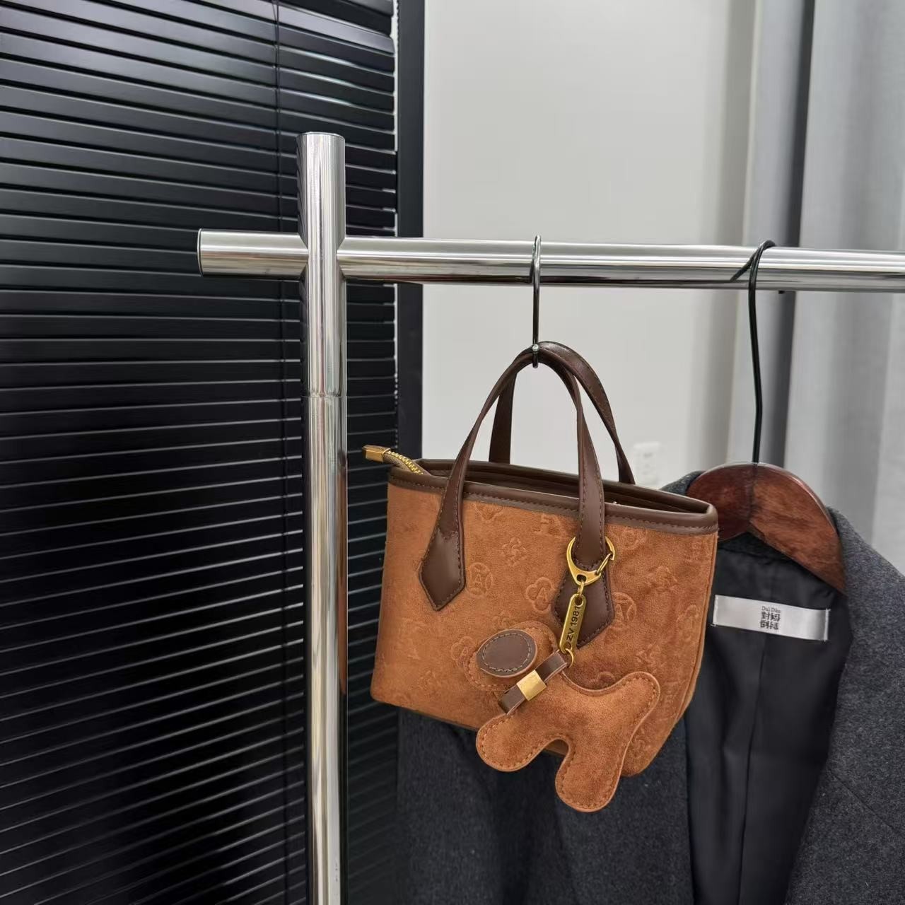 （送挂件）高级感秋冬百搭时尚女包小号菜篮子包包【1012南瓜色-1】