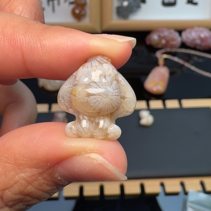 妮***讷硅化玉合金颈饰福利