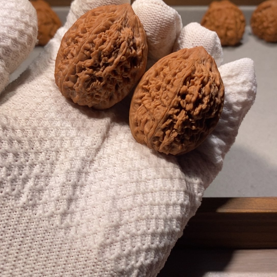 核桃把件37全品大蒜头