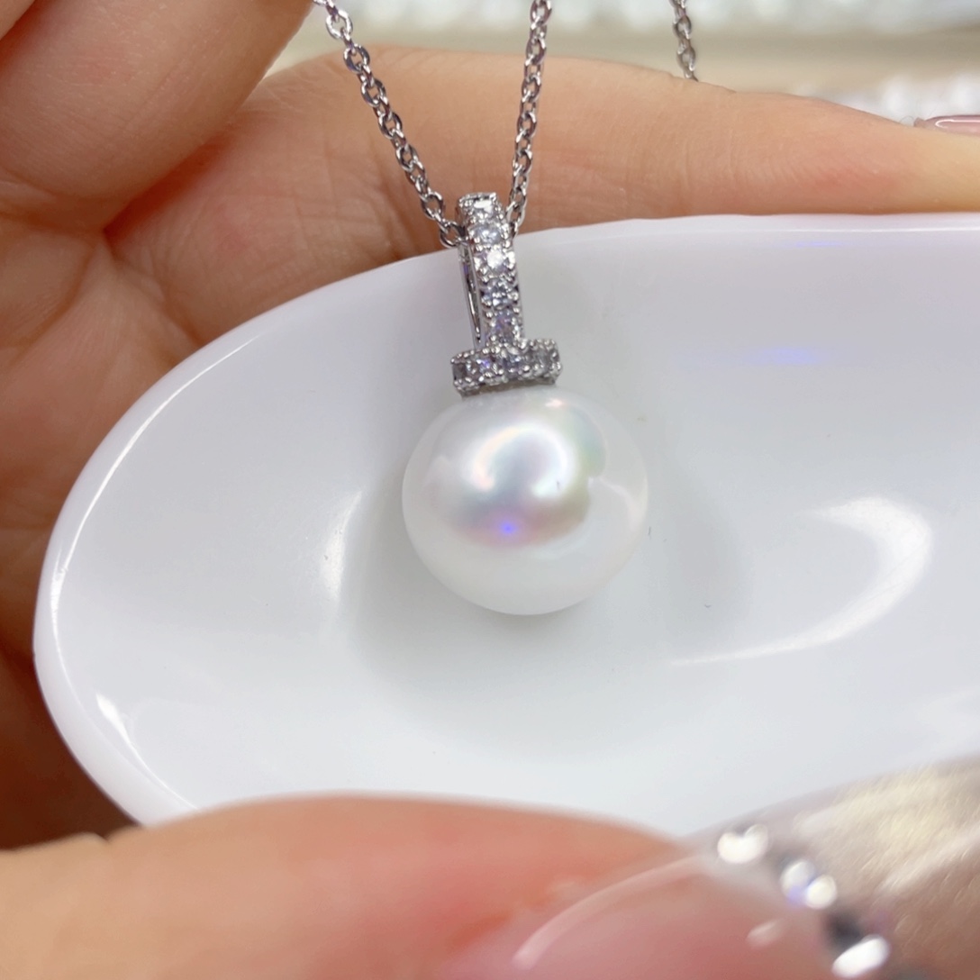 淡水珍珠未镶嵌吊坠(赠链)