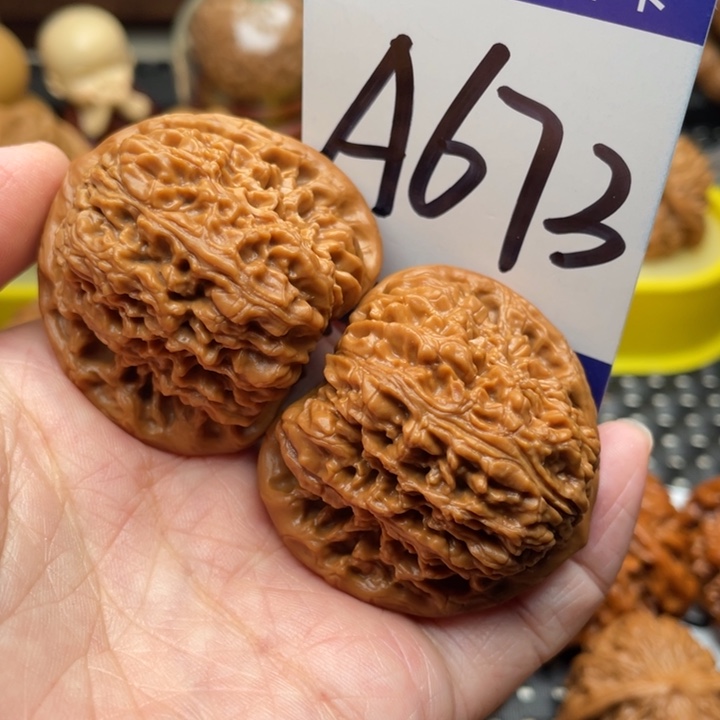 把件桃核南疆石42