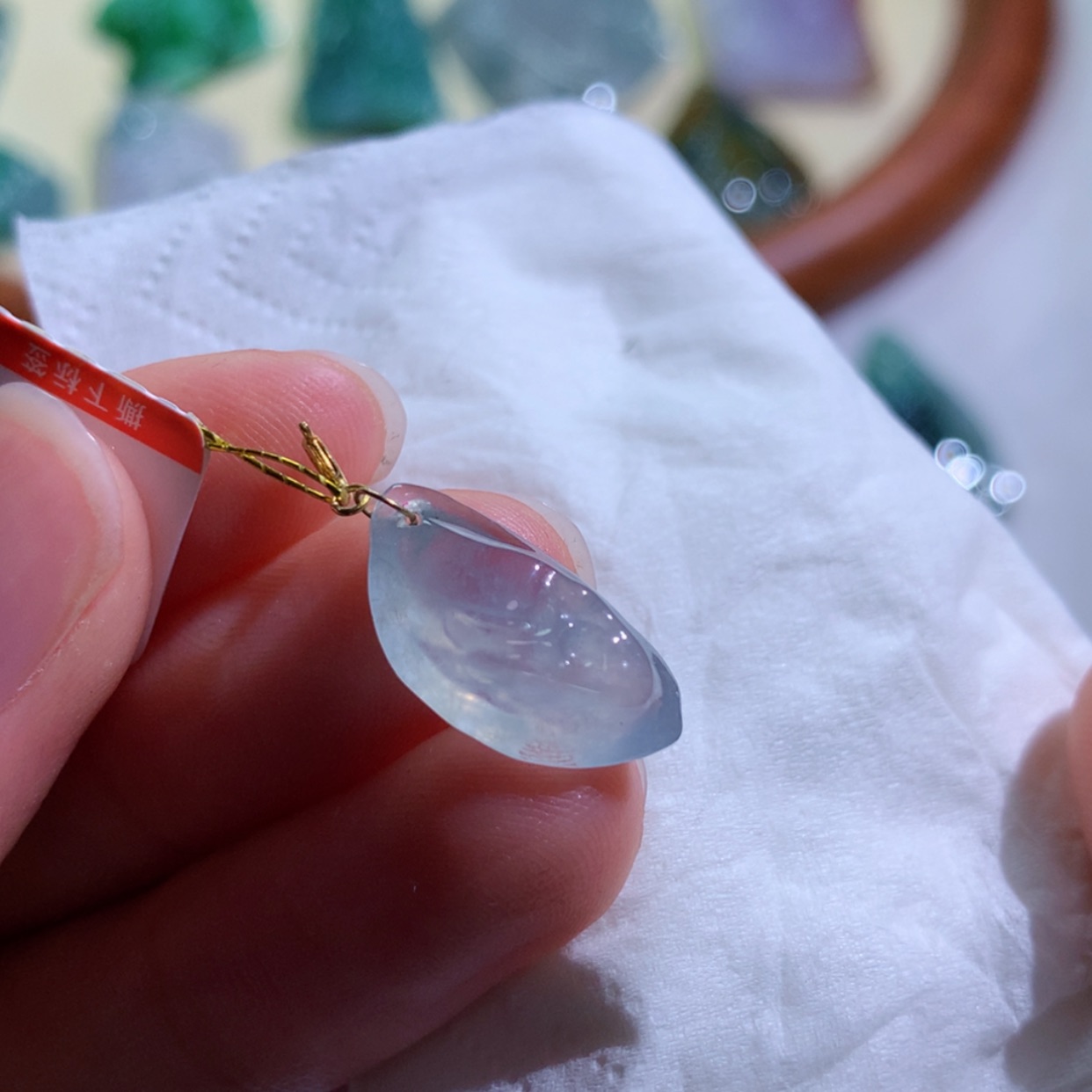 【闪购商品】翡翠吊坠(不含链)未镶嵌忆* 3563