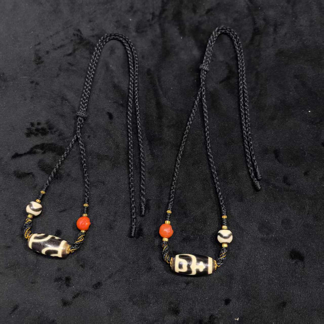 【曹美丽精选】H68956-玛瑙diy脖挂（宝瓶）-多样性发其一-12*28mm