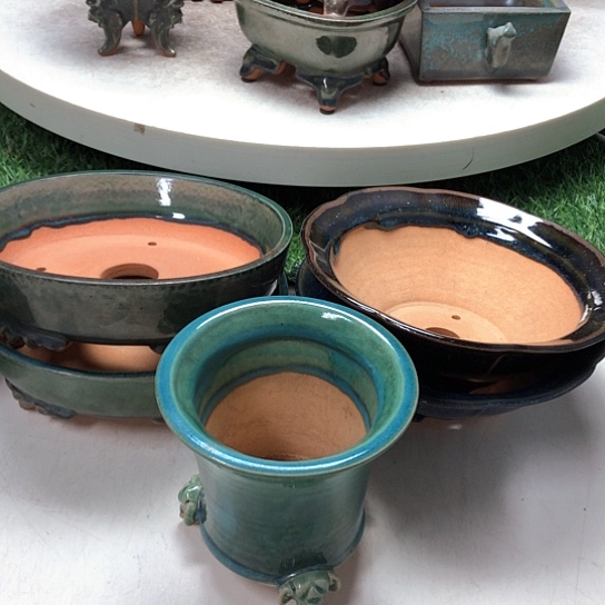 独***影四个觉象组合盆..