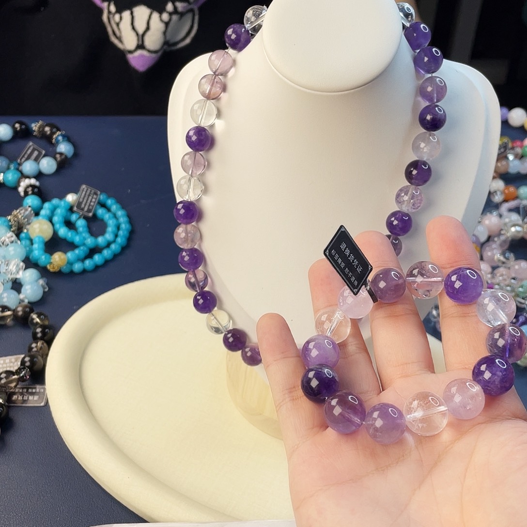 水晶银S925镶嵌手链