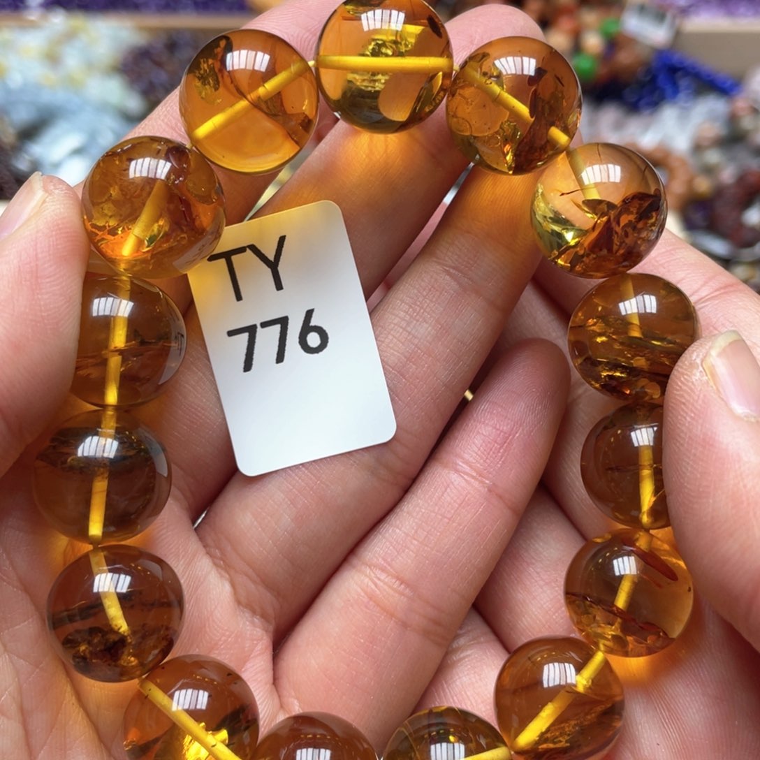 琥珀手链未镶嵌手串