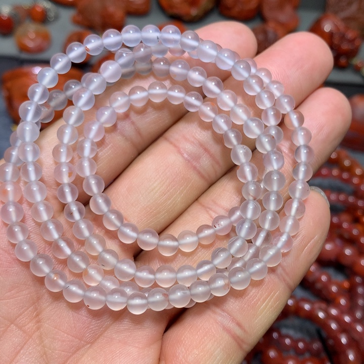 南红玛瑙手串未镶嵌5m m