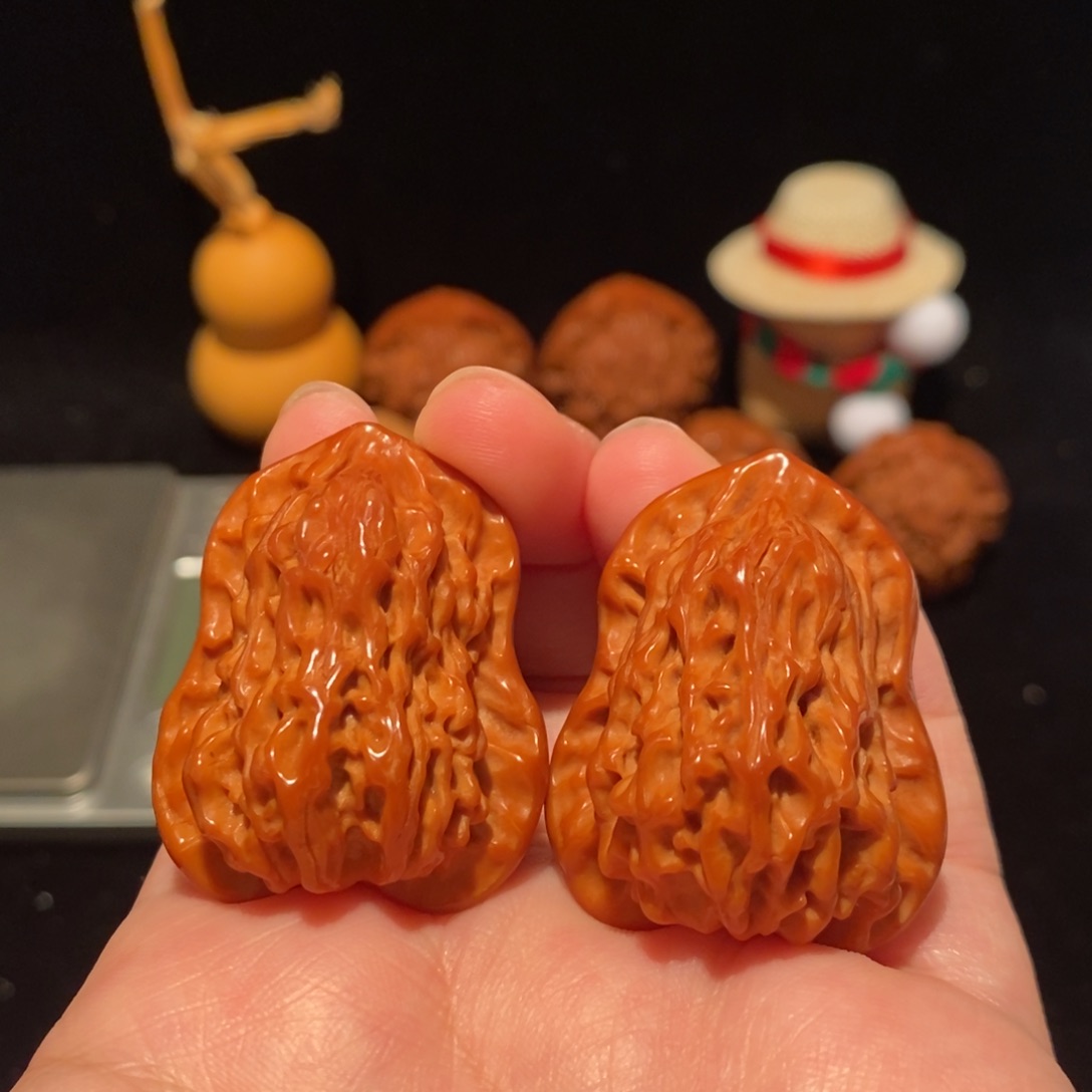 文玩核桃把件31尺盘山福禄463