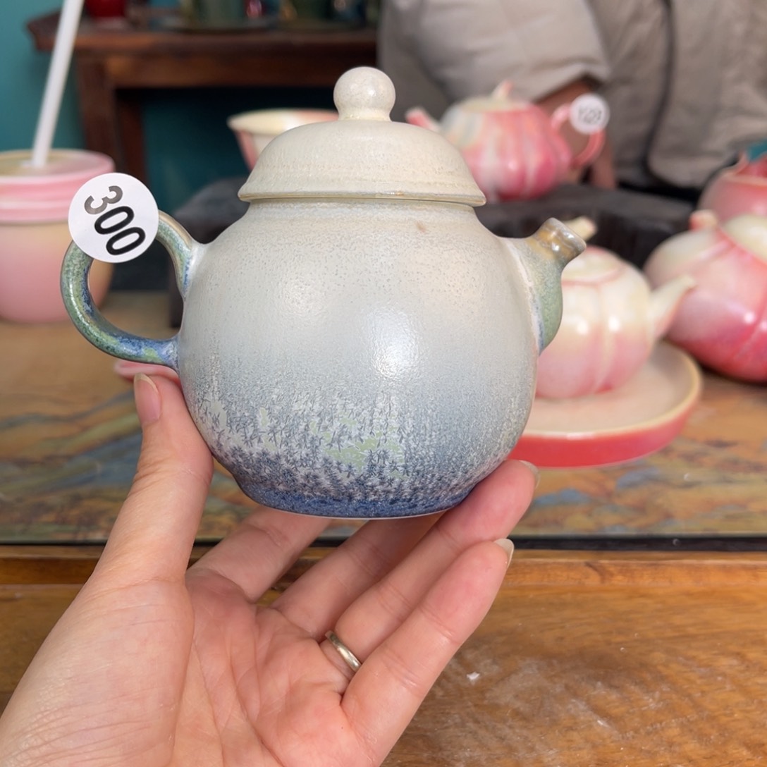 摆件素浅陶瓷手工手绘