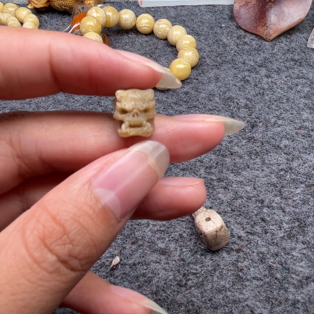 鹿骨手串/手链驼骨6，瑕