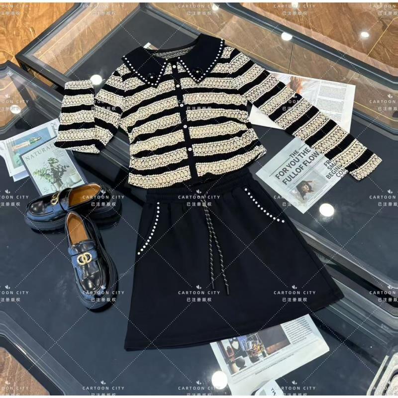 LLVD-B180秋季新品丨<重工系列>长袖卫衣翻领重工套装两件套