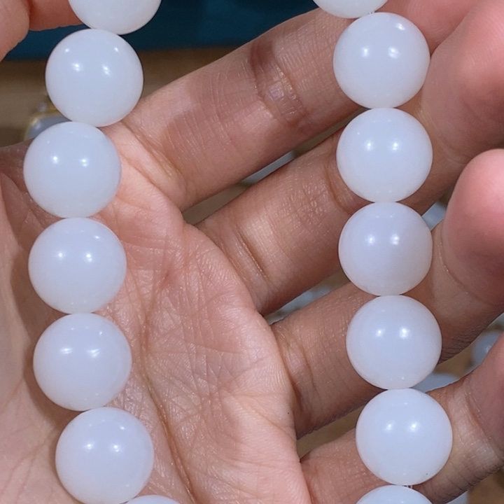 和田玉手串未镶嵌君*