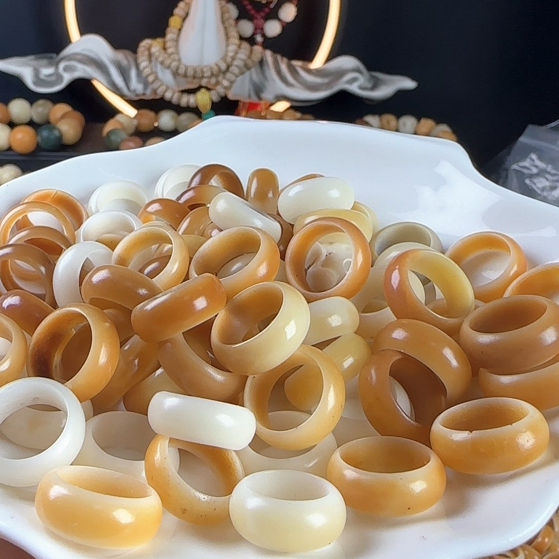 菩提根/象牙果吊坠瑕疵跑环5颗