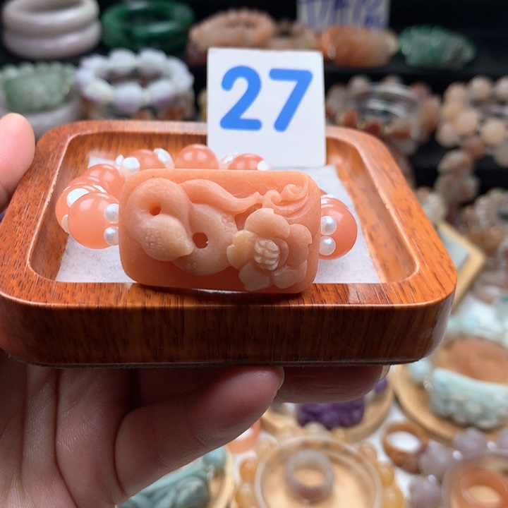 石英质玉手链未镶嵌