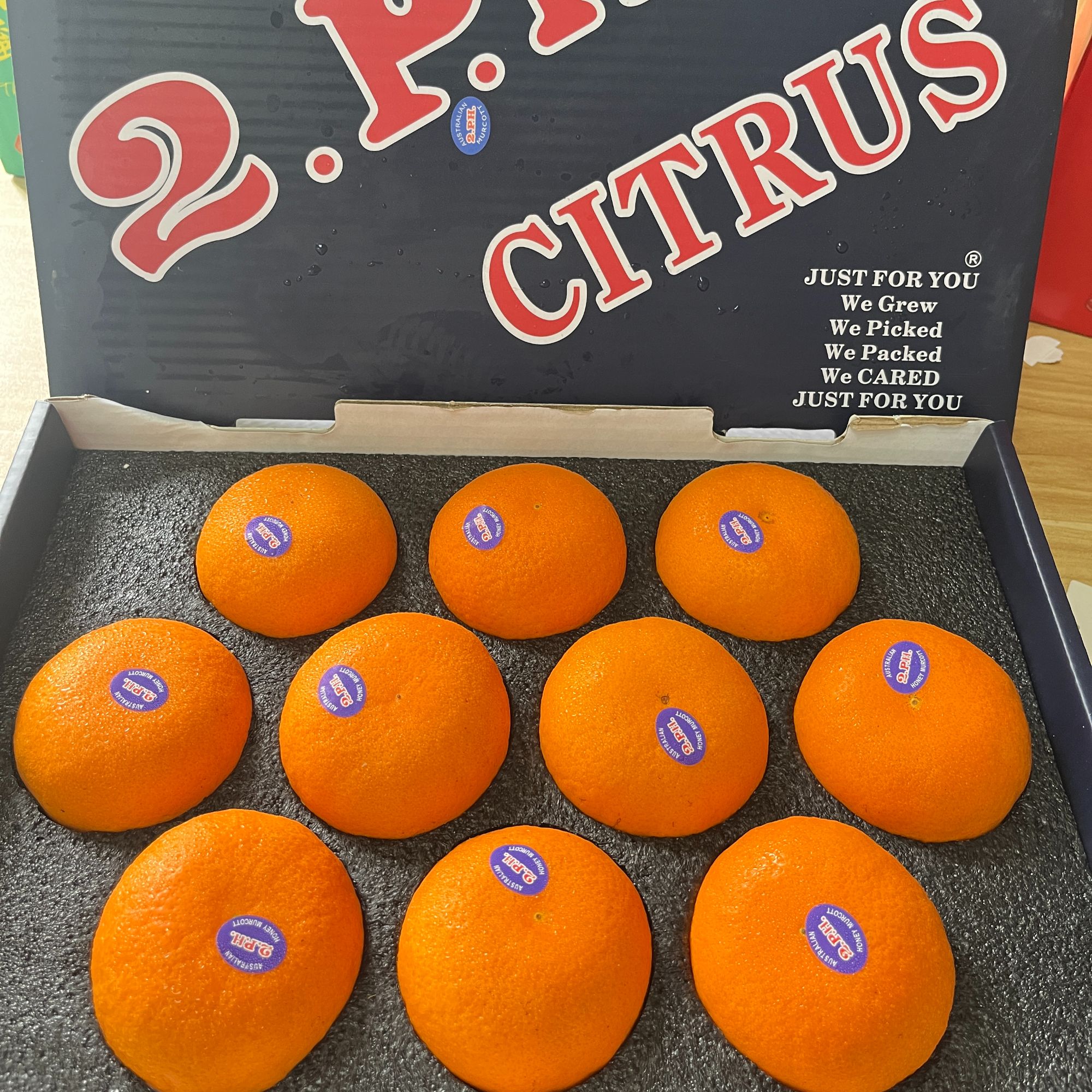 当季现货澳洲进口2PH澳柑鲜嫩多汁新鲜水果4斤礼盒装顺丰发货