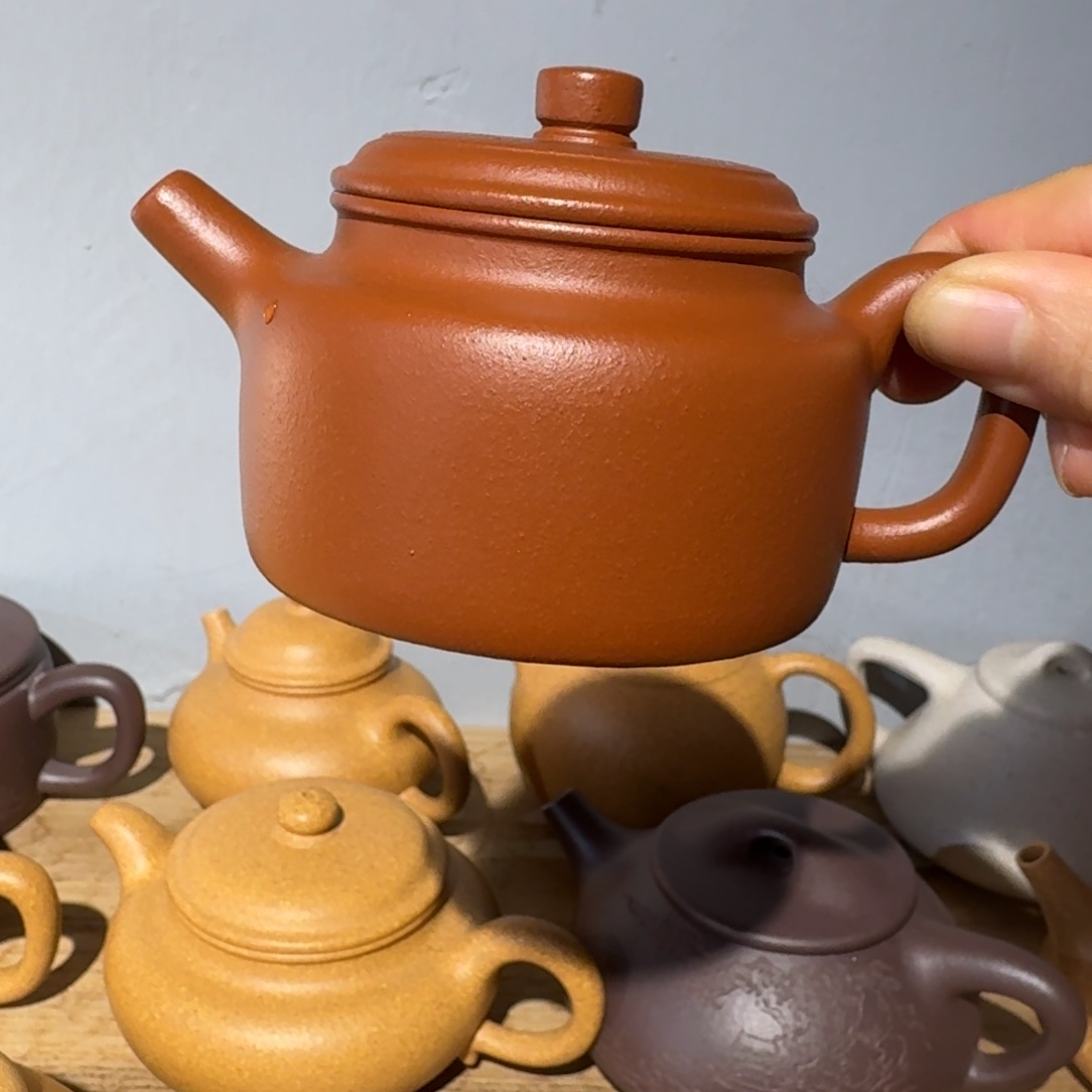 朱泥茶壶125毫升左右