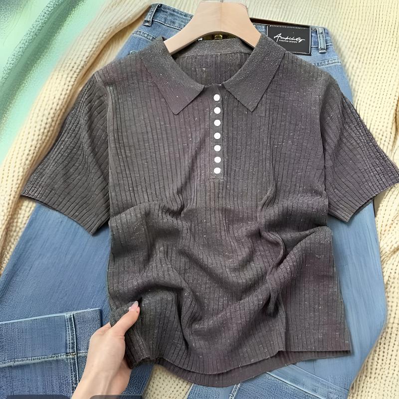 【301-350】韩版雨露麻薄款针织衫