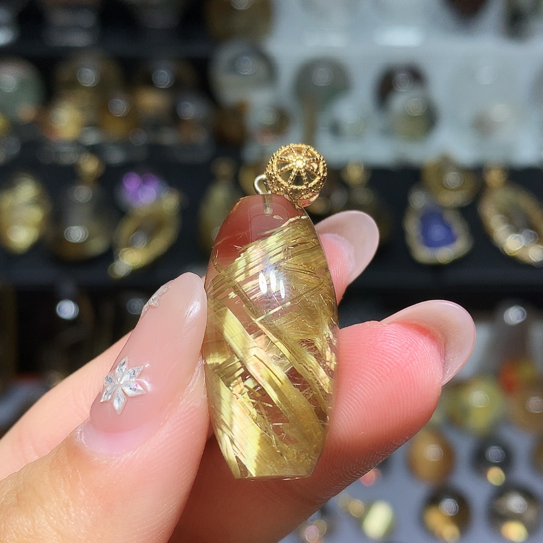 水晶银S925镀金镶嵌珠宝半成品