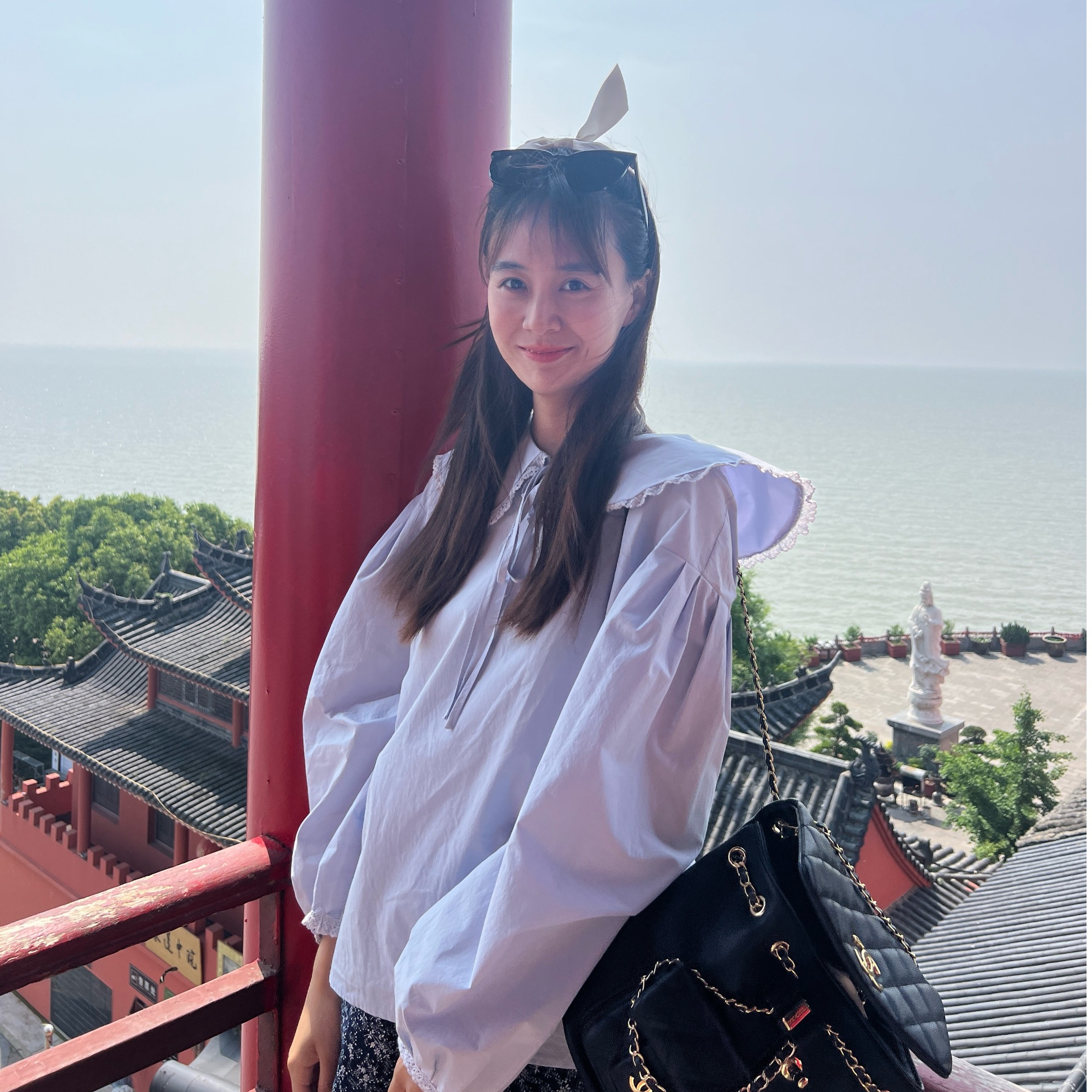 2025基础棉布宽松立领娃娃衬衫