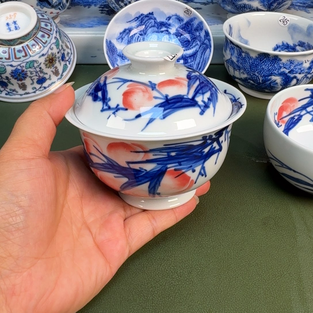 景德镇纯手绘茶具圆圆277