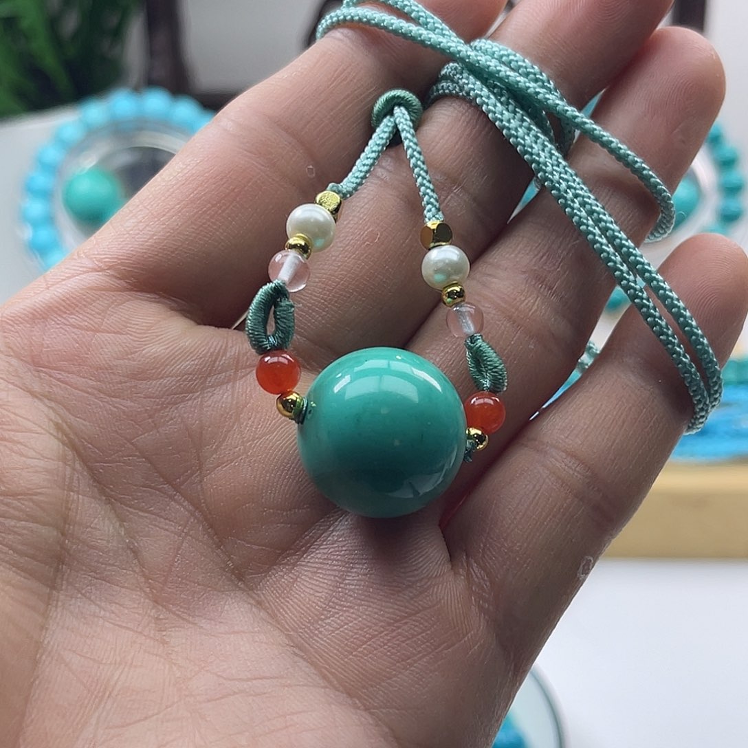 【阿吉甄选】湖北十堰原DIY矿19m锁骨珠