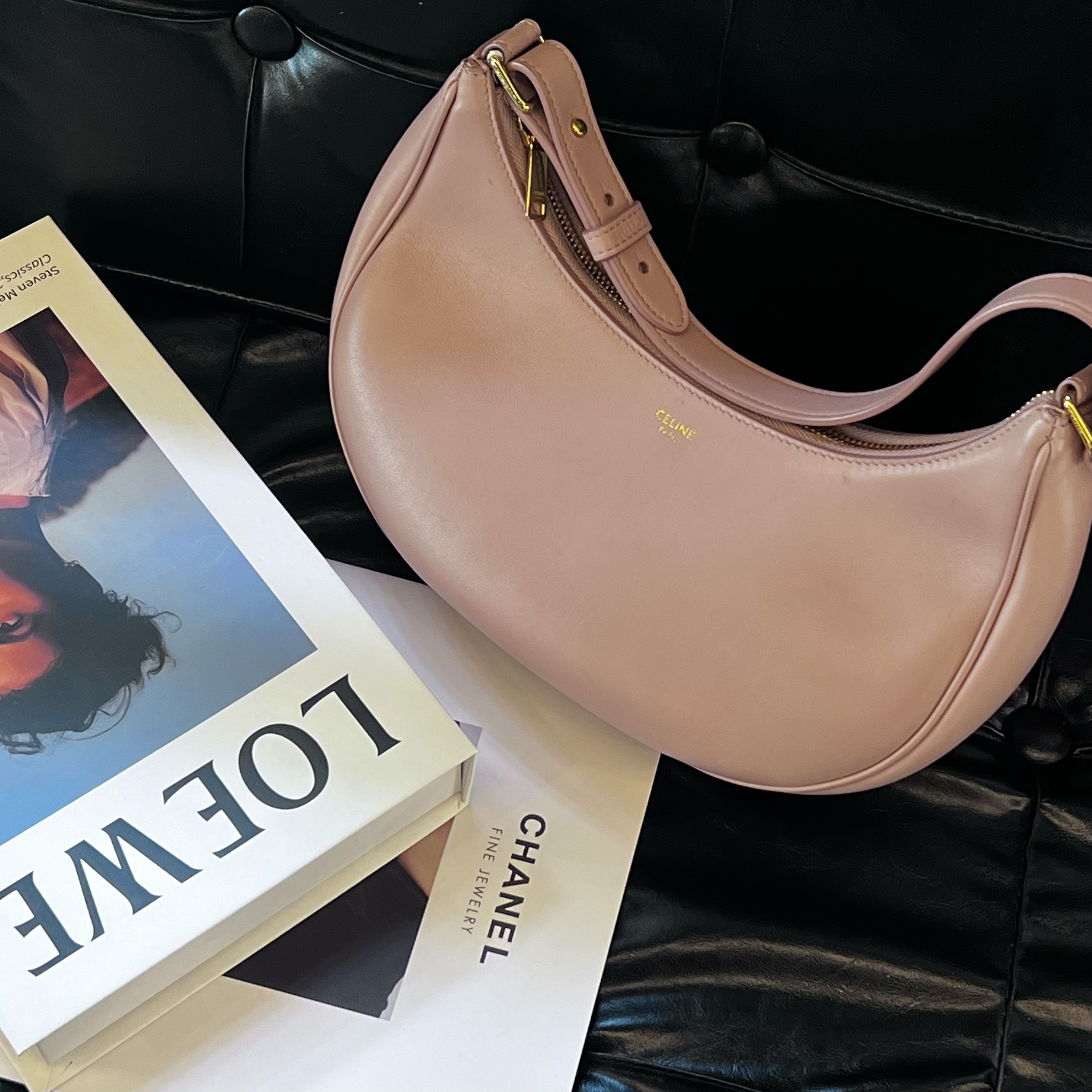 95新 Celine/思琳 紫罗兰AVA单肩腋下包