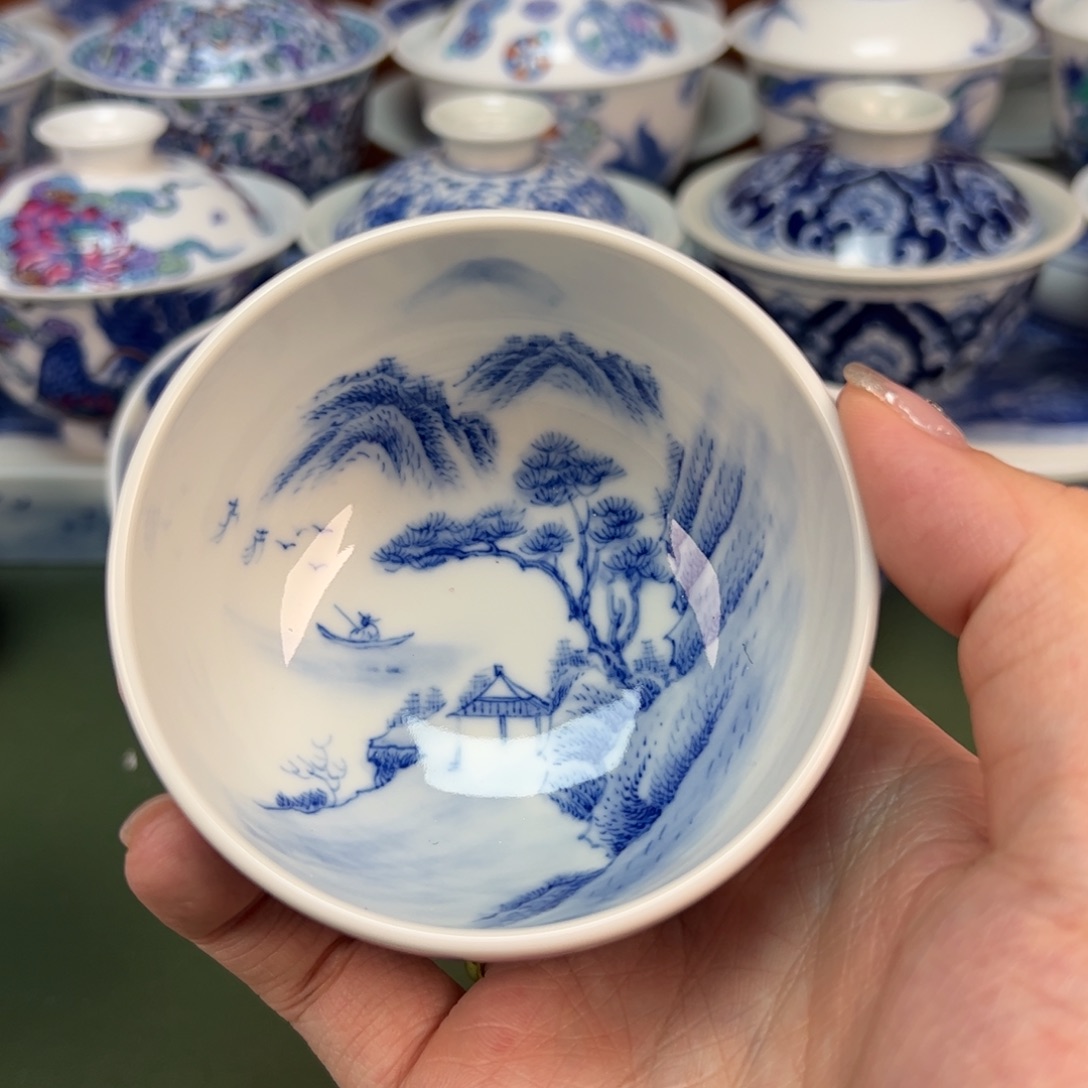 杯大帅景德镇手工手绘358