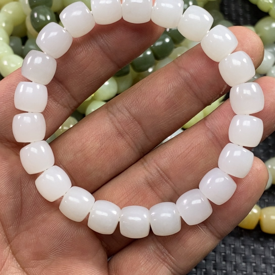 和田玉手链未镶嵌