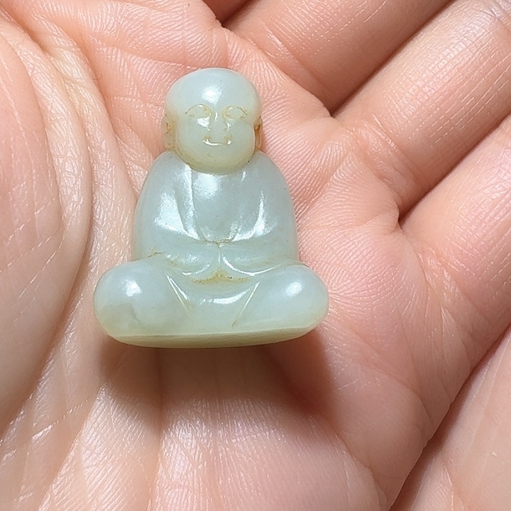 和田玉吊坠(不含链)未镶嵌有***福