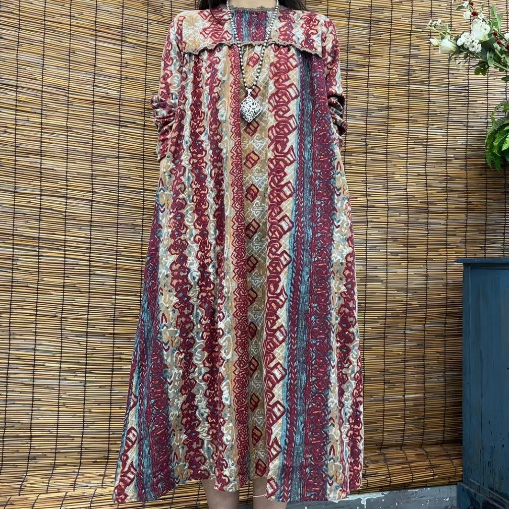 5755新款秋季洋气减龄优雅显瘦连衣裙QZ