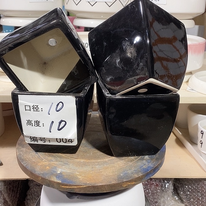 陶瓷微瑕花盆-004-4个