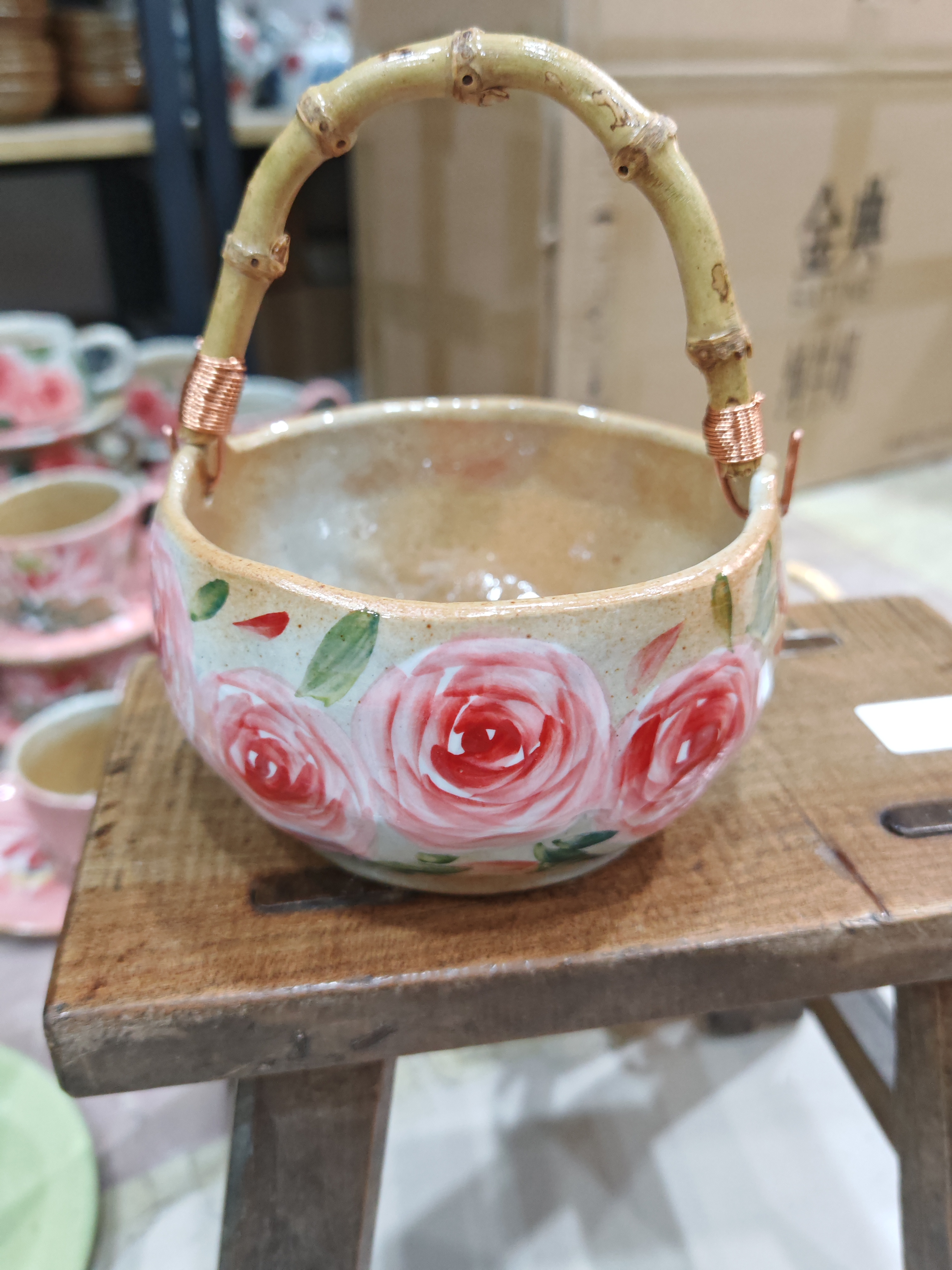 景德镇手工手绘茶壶