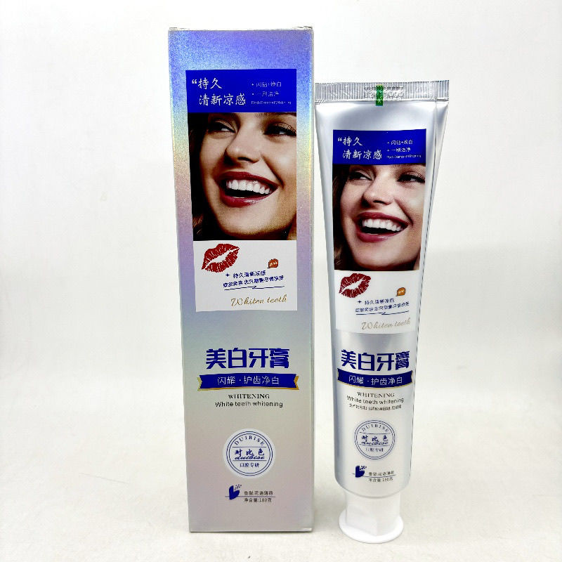 对比色护齿净白牙膏180g
