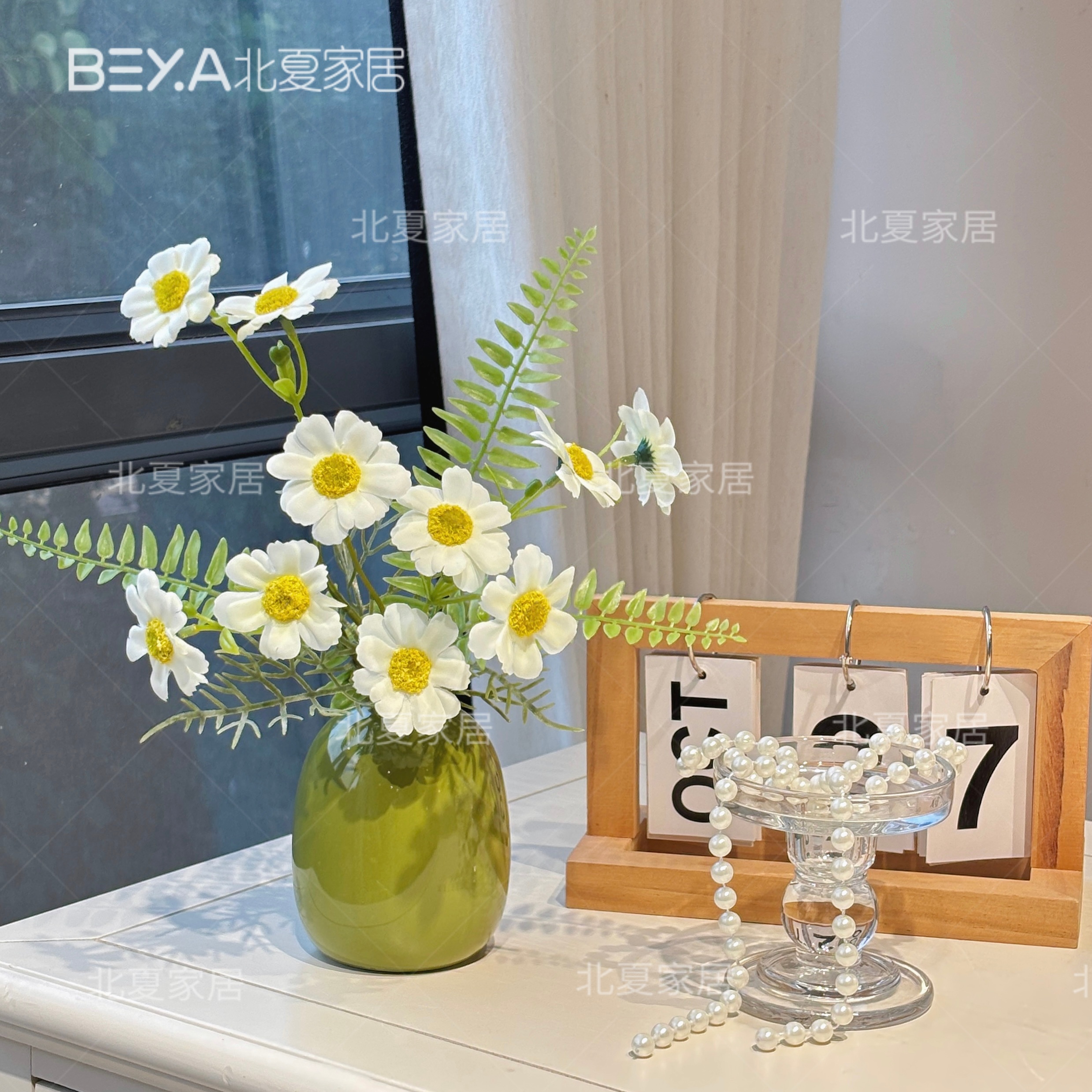 小清新樱菊小札花仿真花束假花干花摆设客厅餐桌茶几花艺装饰品