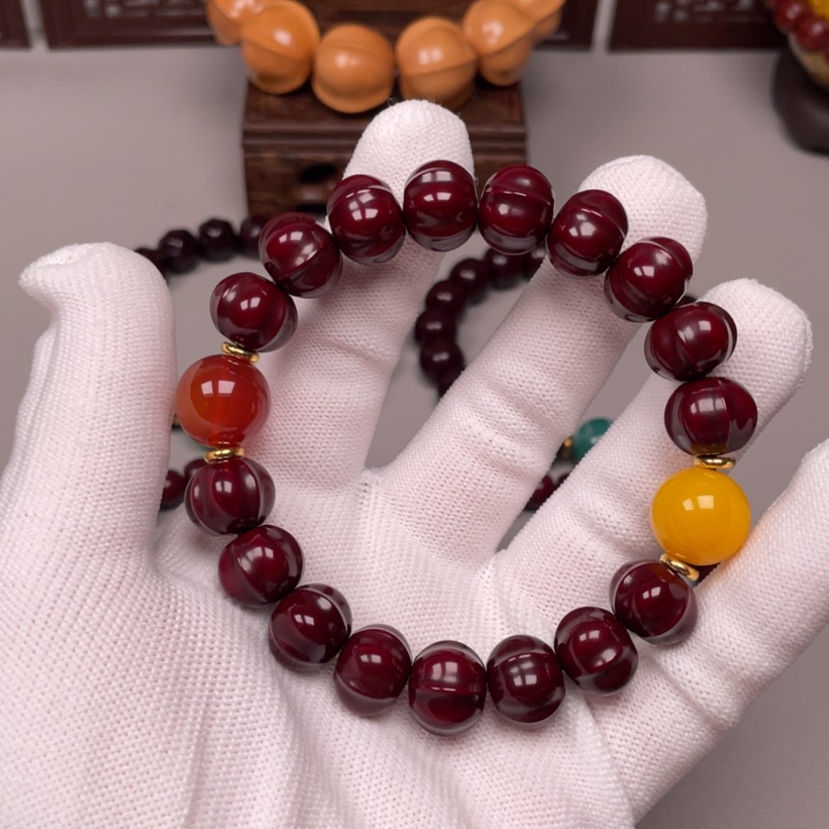 【闪购商品】手串/手链核桃鲨鱼背13➕圈口小