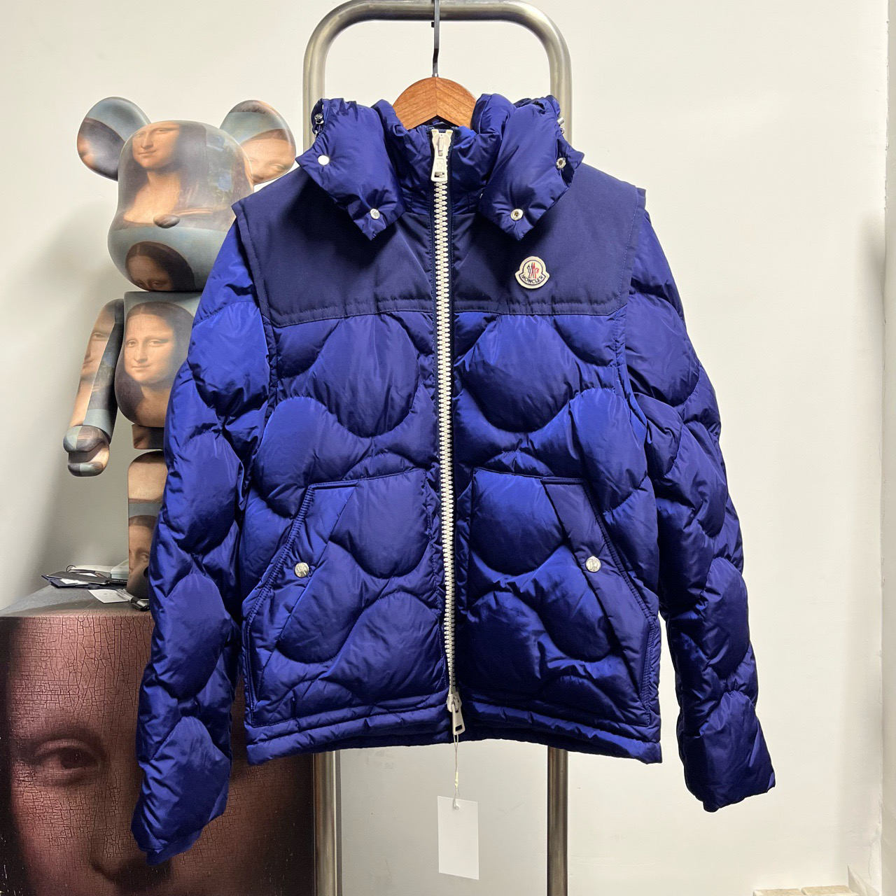 99新 MONCLER 拆卸羽绒服 L0513 尺码：2 衣长64 胸围53