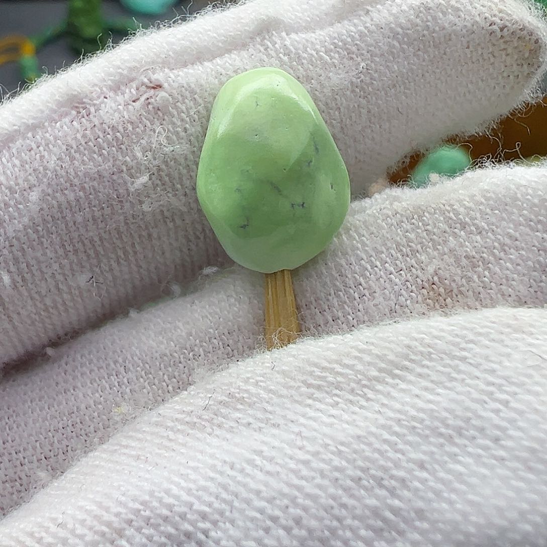 绿松石菜籽黄绿松石Z未镶嵌