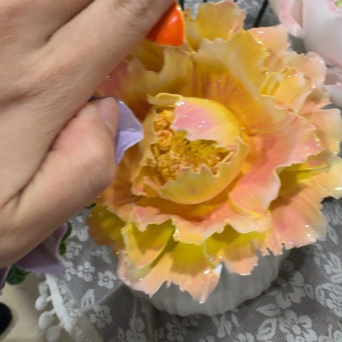 陶瓷花，拍满20发货，退款拉黑