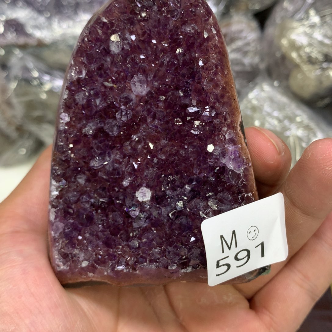 紫晶摆件未镶嵌水晶