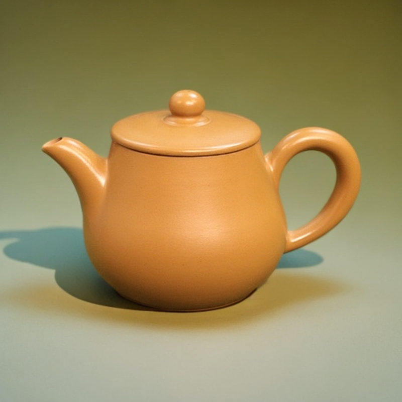 潮州原矿黄朱泥全手工大口径实用泡茶功夫茶壶家用