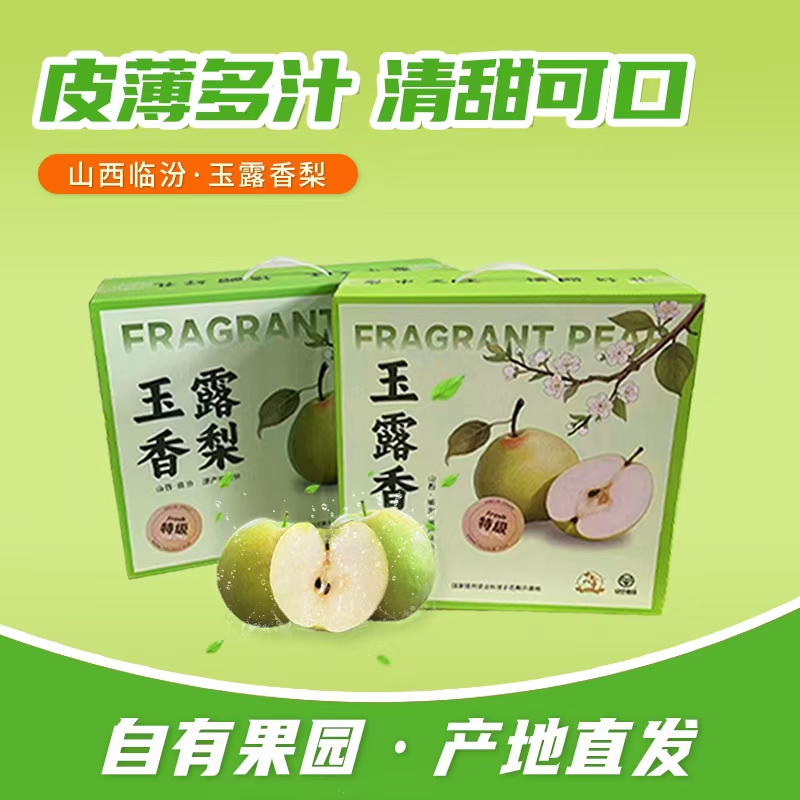 【精品礼盒】正宗山西玉露香梨源产地直发当季脆甜多汁坏果包赔