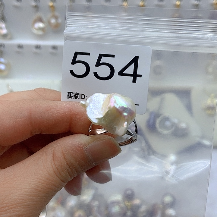 淡水珍珠颈饰银S925镶嵌